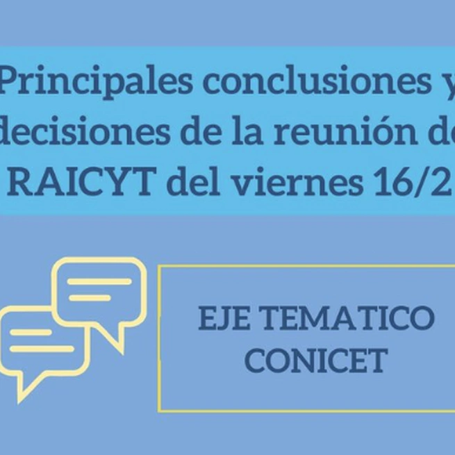 Cuarta Reunión RAICYT